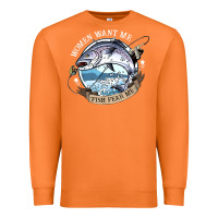 Carrot funny women want me, fish fishing fear t shirt Premium Sweatshirt - linhVisuals