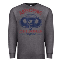 Charcoal Heather the engineers of 20th brigade t shirt Premium Sweatshirt - linhVisuals