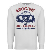Dove Grey the engineers of 20th brigade t shirt Premium Sweatshirt - linhVisuals