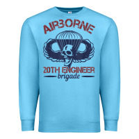 Ocean Blue the engineers of 20th brigade t shirt Premium Sweatshirt - linhVisuals