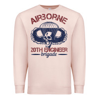 Pale Pink the engineers of 20th brigade t shirt Premium Sweatshirt - linhVisuals