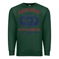 Sports Green the engineers of 20th brigade t shirt Premium Sweatshirt - linhVisuals