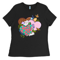 Easter Day Western Easter Hearts Ladies Tee | Teevron