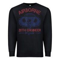 Black the engineers of 20th brigade t shirt Premium Sweatshirt - linhVisuals