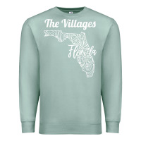 Seafoam the villages fl   florida city mandala t shirt Premium Sweatshirt - linhVisuals