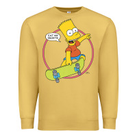 Antique Gold the simpsons bart simpson eat my shorts premium t shirt Premium Sweatshirt - linhVisuals