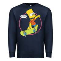 Navy the simpsons bart simpson eat my shorts premium t shirt Premium Sweatshirt - linhVisuals
