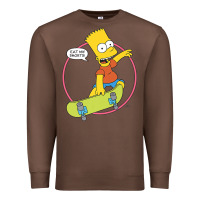 Chestnut the simpsons bart simpson eat my shorts premium t shirt Premium Sweatshirt - linhVisuals