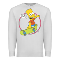 Dove Grey the simpsons bart simpson eat my shorts premium t shirt Premium Sweatshirt - linhVisuals