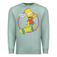 Seafoam the simpsons bart simpson eat my shorts premium t shirt Premium Sweatshirt - linhVisuals