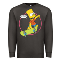 Smoke the simpsons bart simpson eat my shorts premium t shirt Premium Sweatshirt - linhVisuals