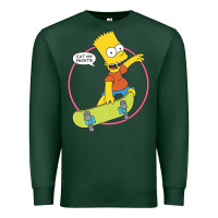 Sports Green the simpsons bart simpson eat my shorts premium t shirt Premium Sweatshirt - linhVisuals