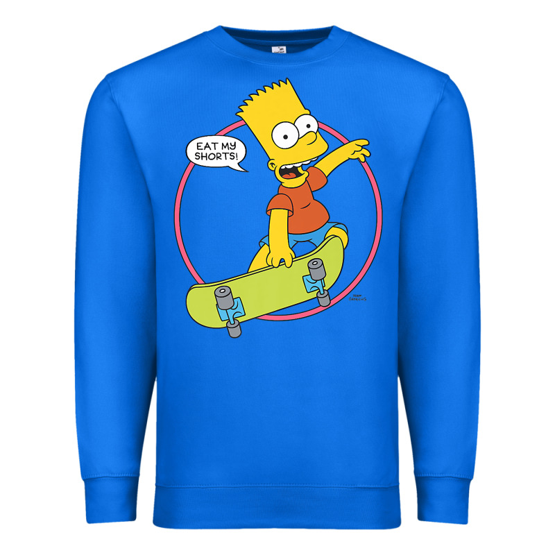 The Simpsons Bart Simpson Eat My Shorts Premium T Shirt Premium Sweatshirt by linhVisuals | Teevron