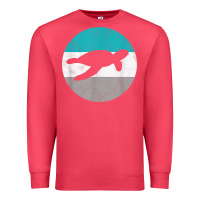 Cardinal sea turtle retro gift for men or boys t shirt Premium Sweatshirt - linhVisuals