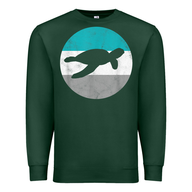 Sea Turtle Retro Gift For Men Or Boys T Shirt Premium Sweatshirt by linhVisuals | Teevron