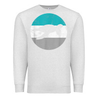 Oatmeal Heather sea turtle retro gift for men or boys t shirt Premium Sweatshirt - linhVisuals
