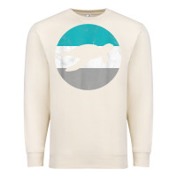 Sandshell sea turtle retro gift for men or boys t shirt Premium Sweatshirt - linhVisuals