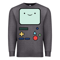 Charcoal Heather bmo   adventure time Premium Sweatshirt - linhVisuals