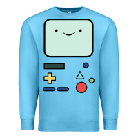Ocean Blue bmo   adventure time Premium Sweatshirt - linhVisuals