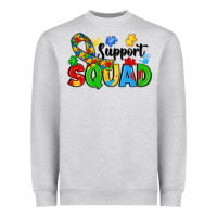 Heather Grey support squad Heavyweight Sweatshirt - JahusDesignShop
