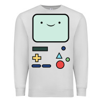 Dove Grey bmo   adventure time Premium Sweatshirt - linhVisuals