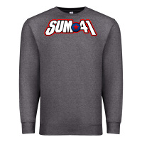Charcoal Heather Artwork SUM41 Premium Sweatshirt - linhVisuals