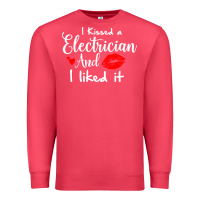 Cardinal i kissed an electrician and i liked it for girlfriend wife pullover ho Premium Sweatshirt - linhVisuals