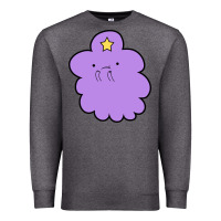 Charcoal Heather lumpy space  adventure time Premium Sweatshirt - linhVisuals
