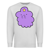 Dove Grey lumpy space  adventure time Premium Sweatshirt - linhVisuals