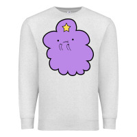 Oatmeal Heather lumpy space  adventure time Premium Sweatshirt - linhVisuals