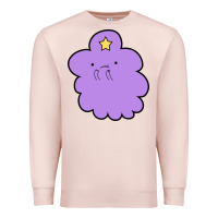 Pale Pink lumpy space  adventure time Premium Sweatshirt - linhVisuals