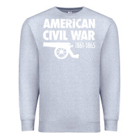 Heather Grey american civil war reenactor historical Premium Sweatshirt - linhVisuals