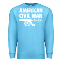 Ocean Blue american civil war reenactor historical Premium Sweatshirt - linhVisuals