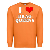 Carrot i love drag queens  i heart drag queens t shirt Premium Sweatshirt - linhVisuals