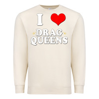 Sandshell i love drag queens  i heart drag queens t shirt Premium Sweatshirt - linhVisuals
