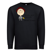 Black this is my cup of i give a sh!t oh look it’s empty t shirt Premium Sweatshirt - linhVisuals