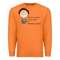 Carrot this is my cup of i give a sh!t oh look it’s empty t shirt Premium Sweatshirt - linhVisuals