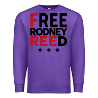 Purple free rodney reed Premium Sweatshirt - linhVisuals