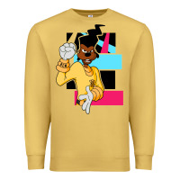 Antique Gold powerline   black lives matter   powerline goofy movie Premium Sweatshirt - linhVisuals