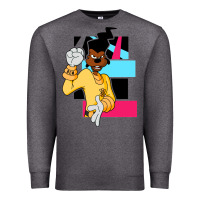 Charcoal Heather powerline   black lives matter   powerline goofy movie Premium Sweatshirt - linhVisuals