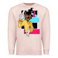 Pale Pink powerline   black lives matter   powerline goofy movie Premium Sweatshirt - linhVisuals