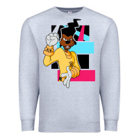 Heather Grey powerline   black lives matter   powerline goofy movie Premium Sweatshirt - linhVisuals