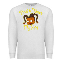 Oatmeal Heather susie carmichael   dont touch my hair Premium Sweatshirt - linhVisuals