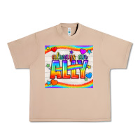 Burro Always An Ally Pride LGBTQ+ Tumbler Urban Heavy Tee - BundleAndBundleShop