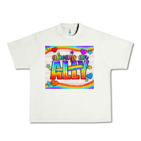 Pistachio Always An Ally Pride LGBTQ+ Tumbler Urban Heavy Tee - BundleAndBundleShop