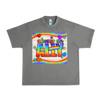 Tornado Always An Ally Pride LGBTQ+ Tumbler Urban Heavy Tee - BundleAndBundleShop