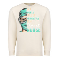 Sandshell in a world full of princesses be a nurse funny travel nurse t shirt Premium Sweatshirt - linhVisuals