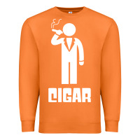 Carrot cigar smoker Premium Sweatshirt - linhVisuals