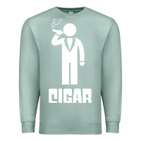 Seafoam cigar smoker Premium Sweatshirt - linhVisuals