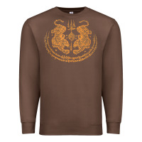 Chestnut twin tiger sak yant tattoo muay thai thailand martial art tank top Premium Sweatshirt - linhVisuals
